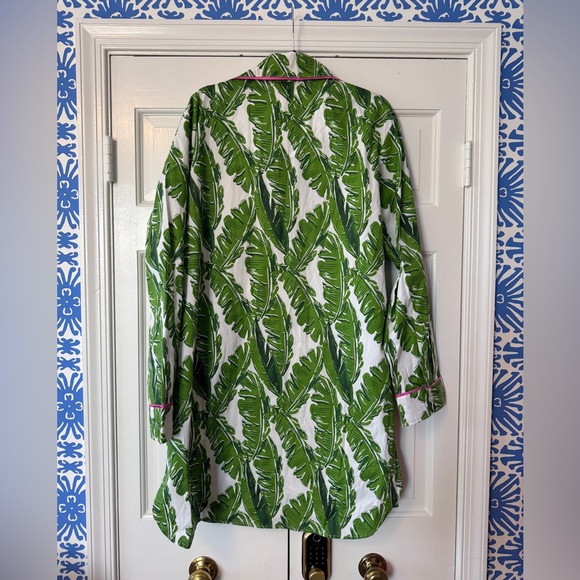 NWT Jaye’s studio Green Leaf Print Women's Sleepwear Set size XL - Picture 4 of 4